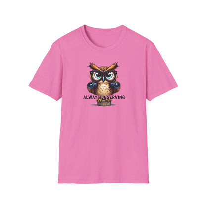 Observing Owl Unisex T-Shirt