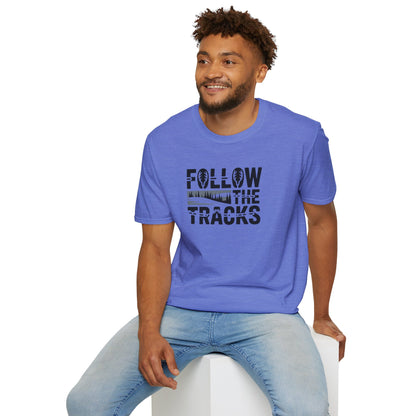 Follow the Tracks  Unisex T-Shirt