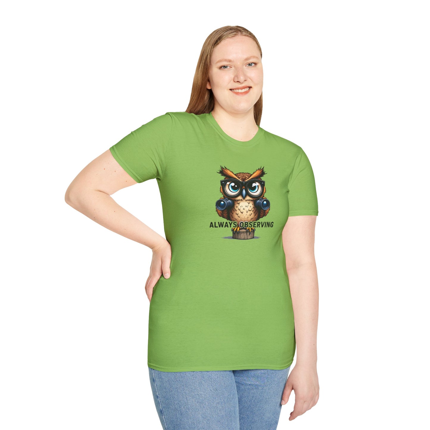 Observing Owl Unisex T-Shirt