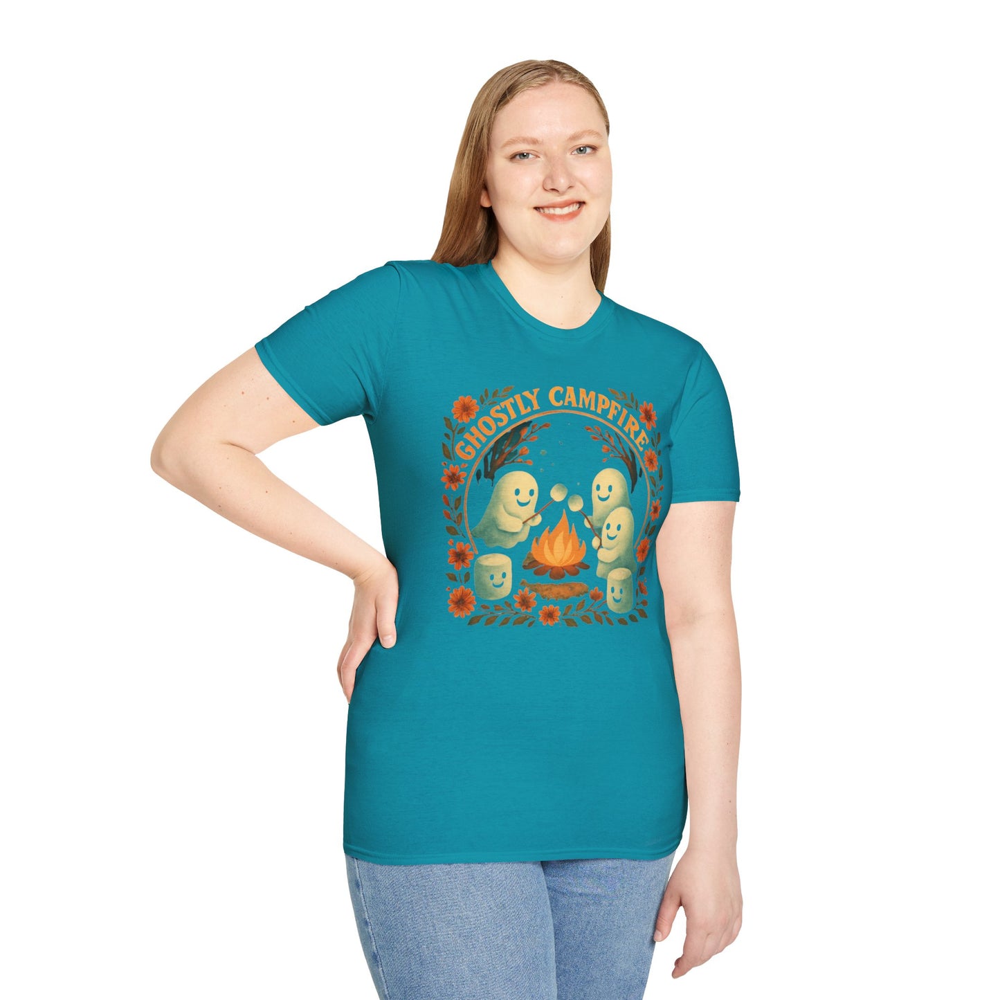 Ghostly Campfire Unisex T-shirt