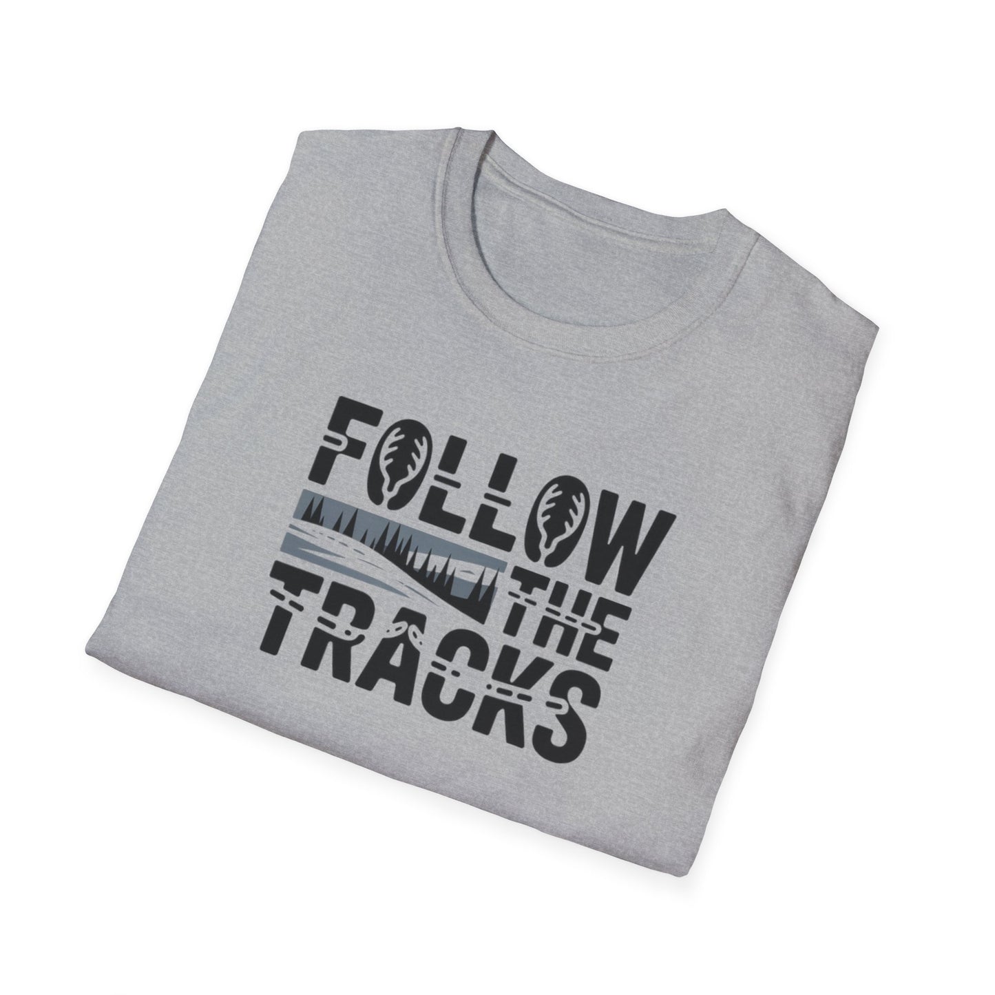 Follow the Tracks  Unisex T-Shirt