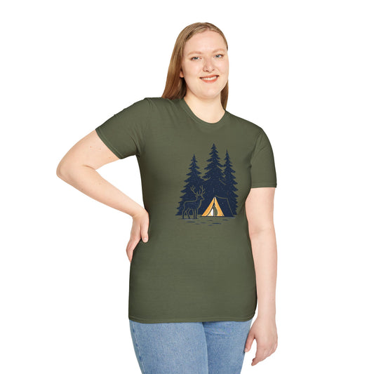 Camping Unisex T-Shirt .