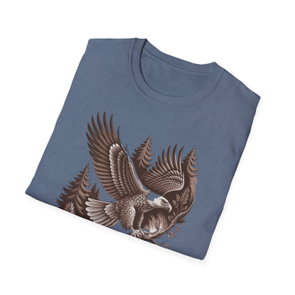 Majestic Eagle in Flight, Unisex T-Shirt