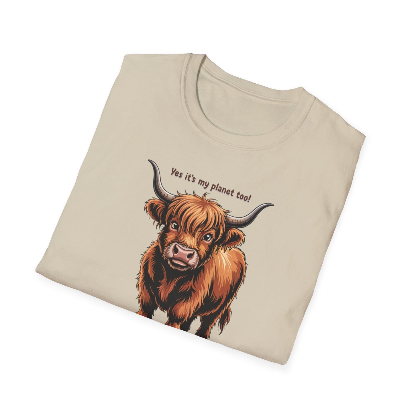 Nature Highland Cow  Unisex T-Shirt
