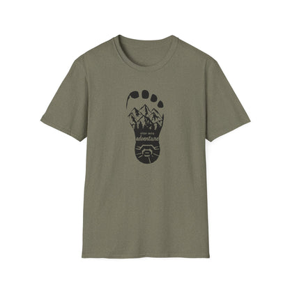 Step Into Adventure, Unisex T-Shirt