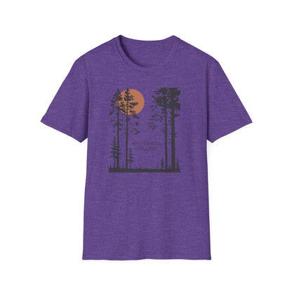 Pine Tree Moon  Unisex T-Shirt