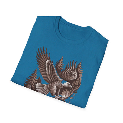 Majestic Eagle in Flight, Unisex T-Shirt