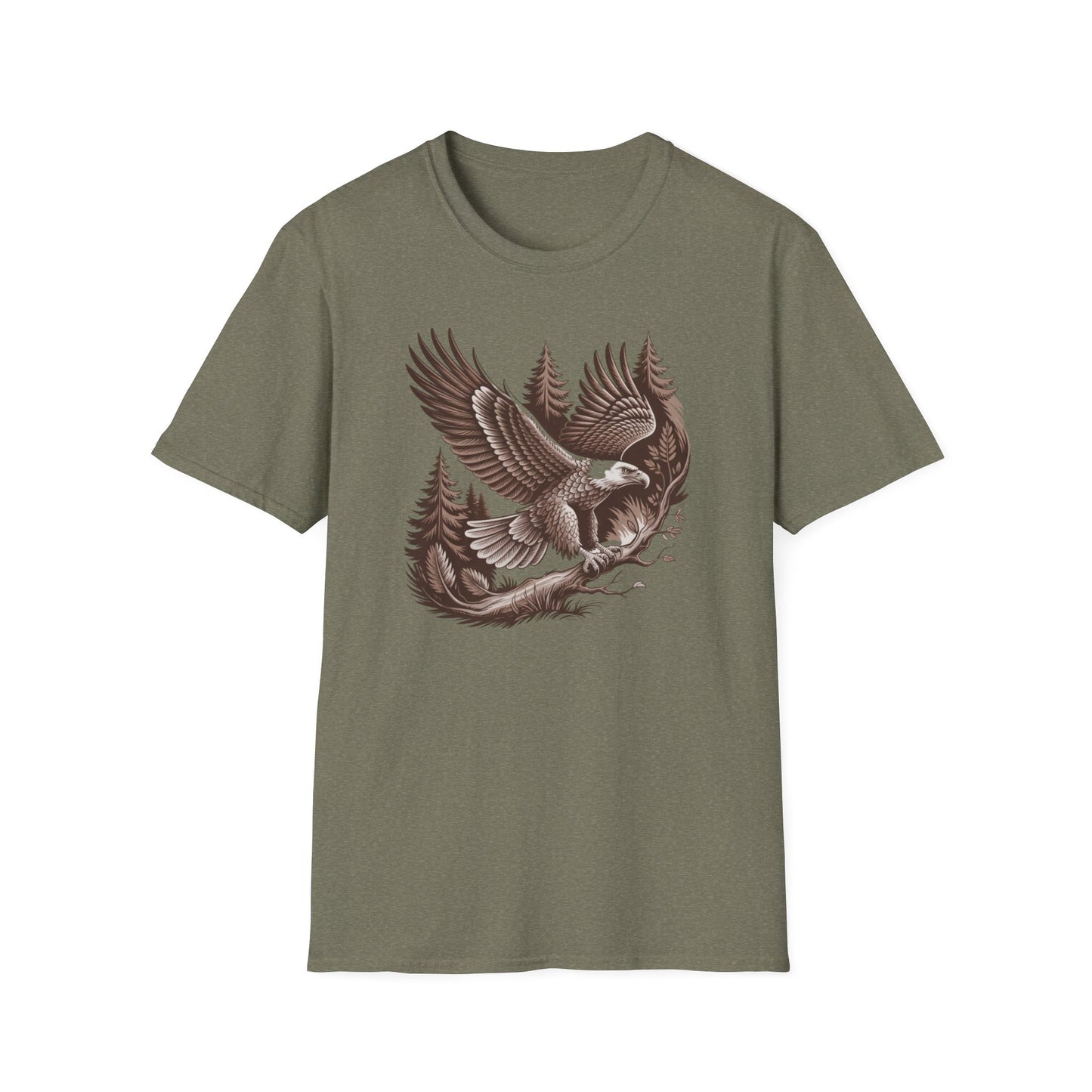 Majestic Eagle in Flight, Unisex T-Shirt