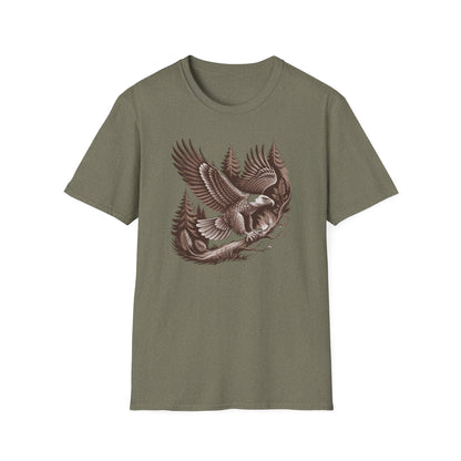 Majestic Eagle in Flight, Unisex T-Shirt