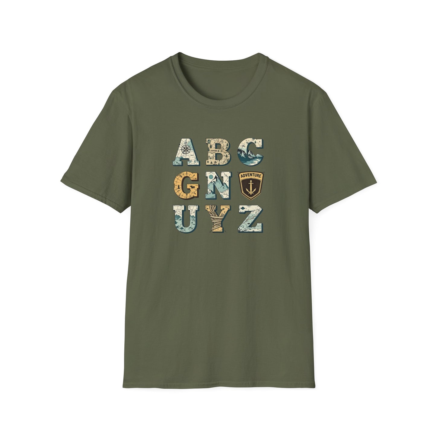 Adventure Grid, Unisex T-Shirt