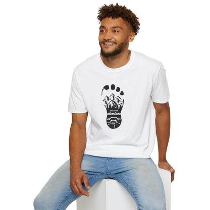 Step Into Adventure, Unisex T-Shirt