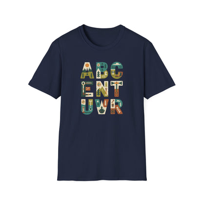 Adventure Alphabet  Unisex T-Shirt
