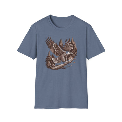 Majestic Eagle in Flight, Unisex T-Shirt