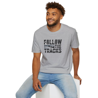 Follow the Tracks  Unisex T-Shirt