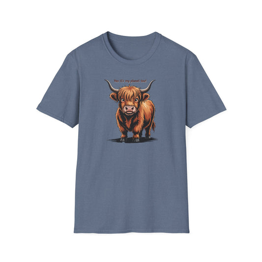 Nature Highland Cow  Unisex T-Shirt