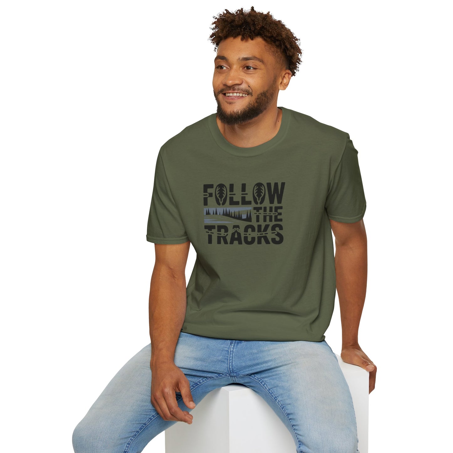 Follow the Tracks  Unisex T-Shirt