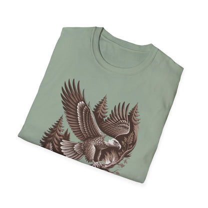 Majestic Eagle in Flight, Unisex T-Shirt