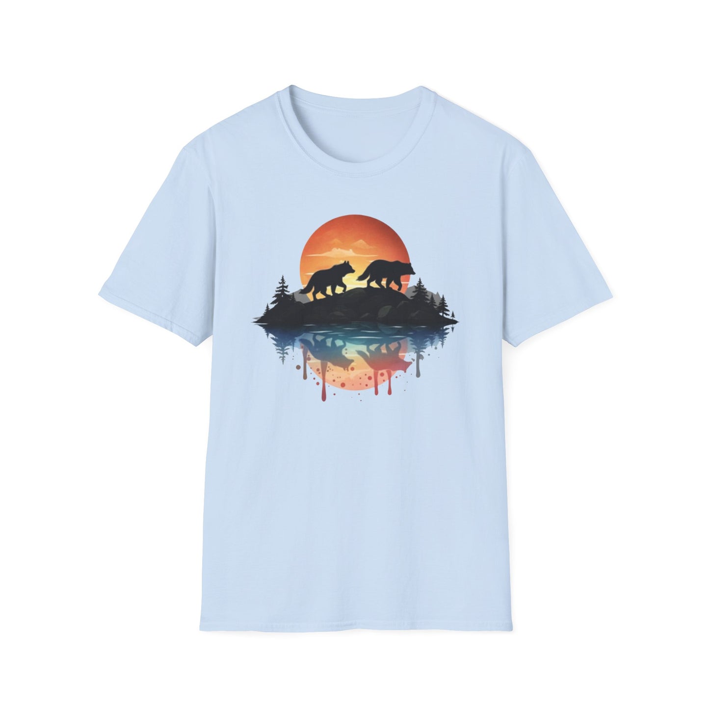 Wolf Pack Mountain Unisex T-Shirt