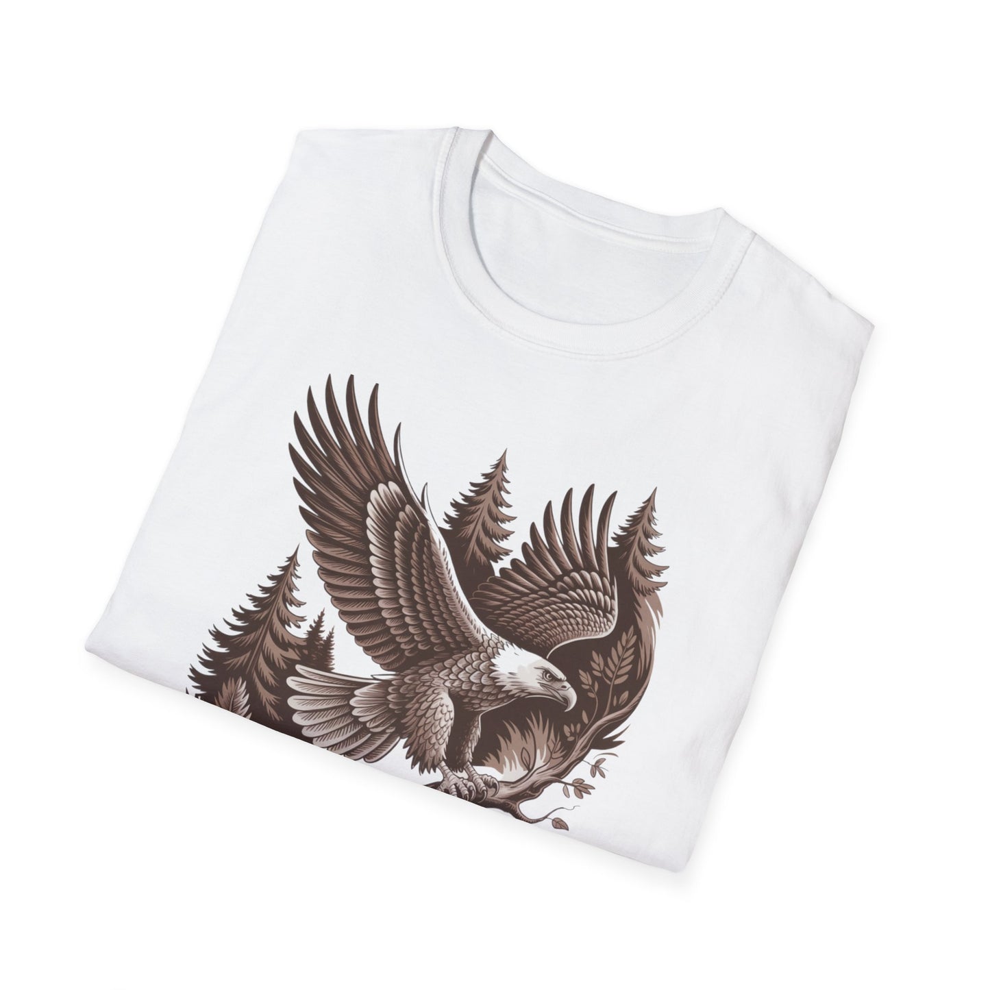 Majestic Eagle in Flight, Unisex T-Shirt