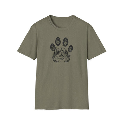 Paw Camping Unisex T-Shirt