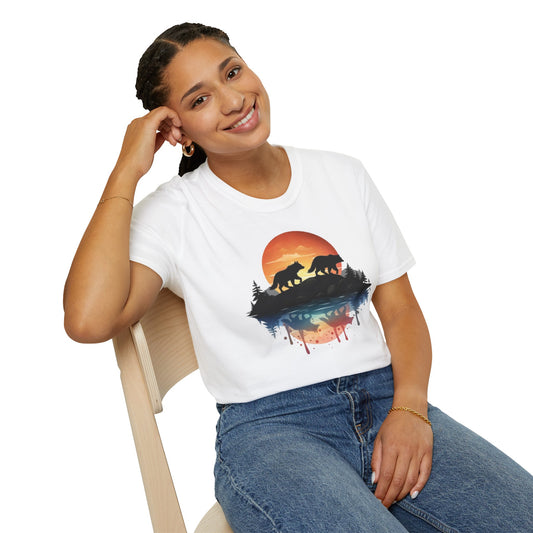 Wolf Pack Mountain Unisex T-Shirt