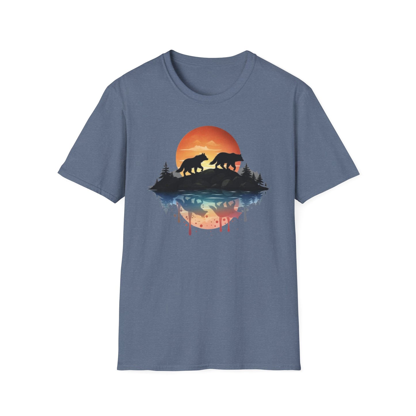 Wolf Pack Mountain Unisex T-Shirt