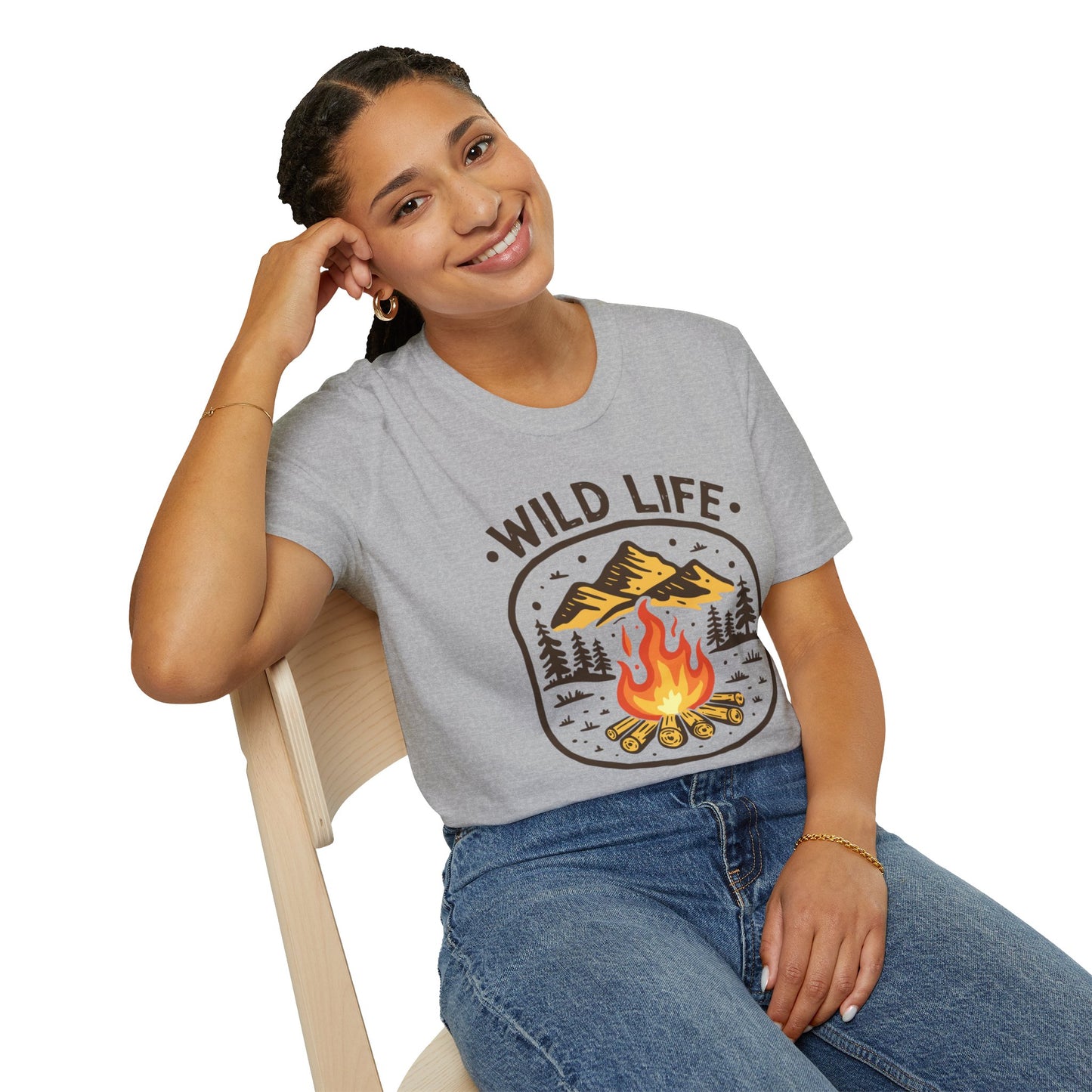 Wildlife-themed unisex t-shirt