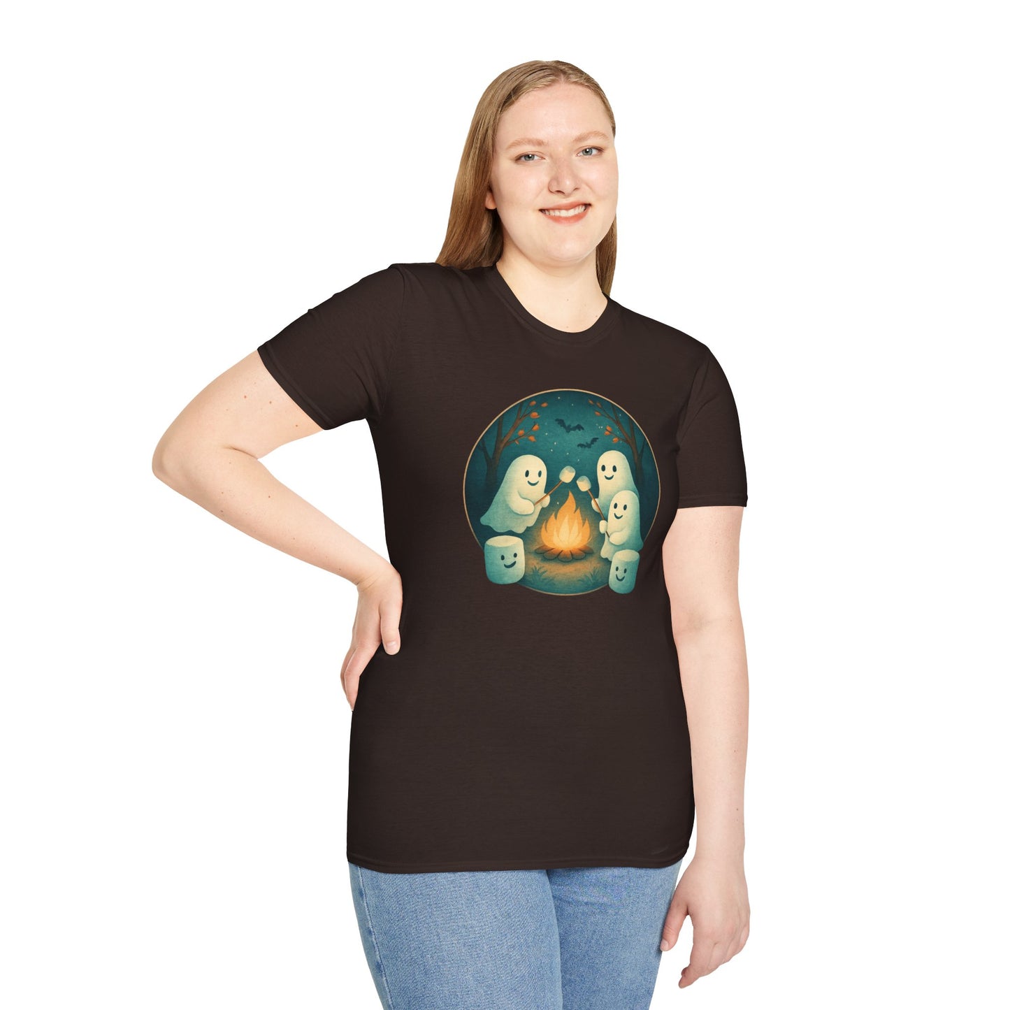 Ghost Campfire Unisex Softstyle T-Shirt