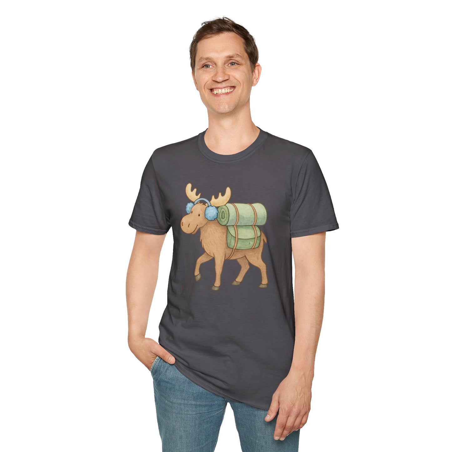 Winter Moose Unisex T-Shirt