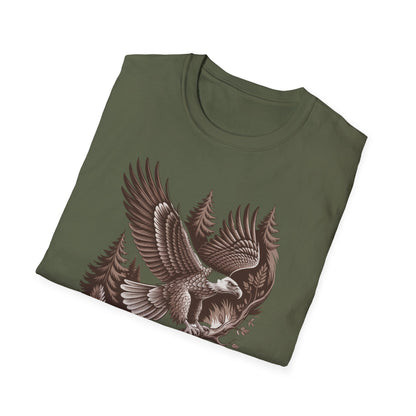 Majestic Eagle in Flight, Unisex T-Shirt