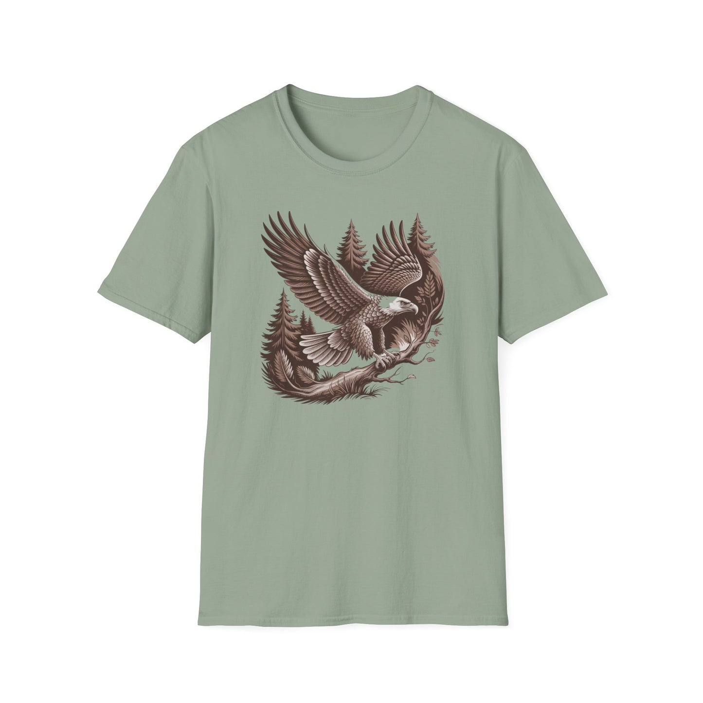 Majestic Eagle in Flight, Unisex T-Shirt