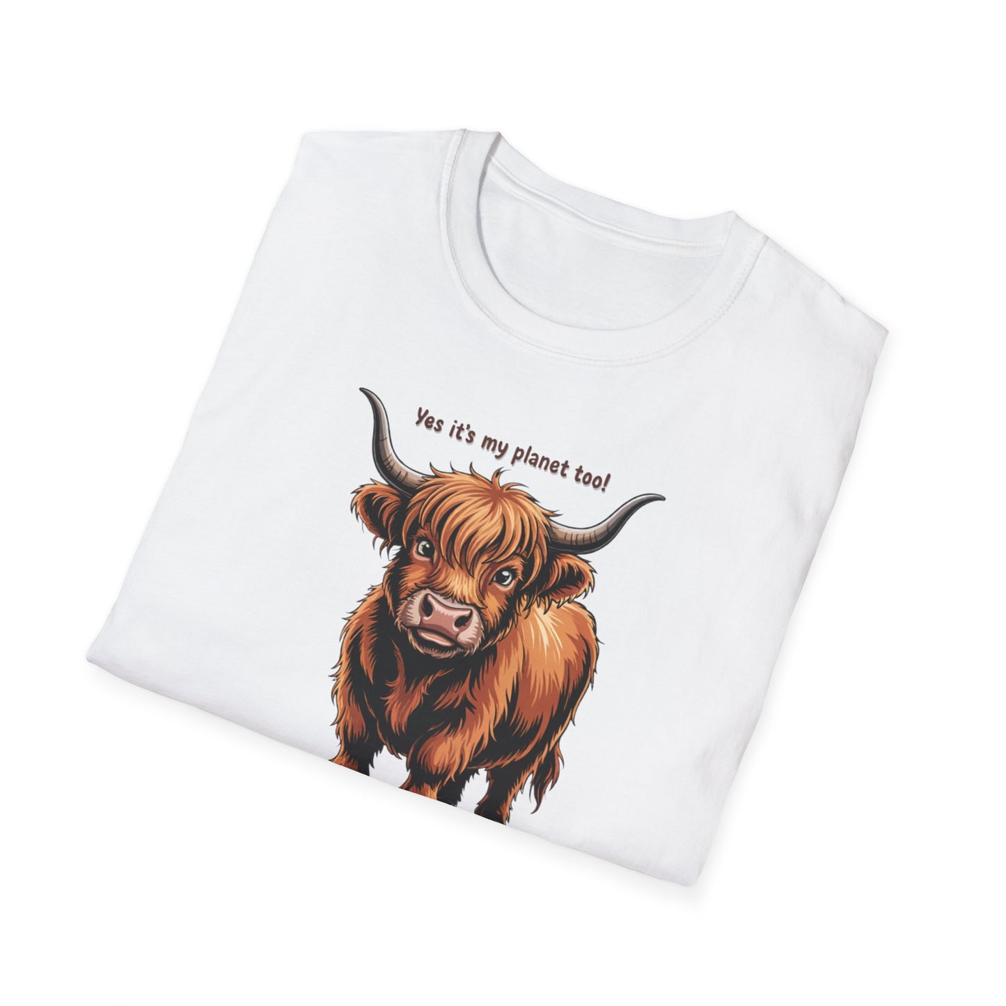 Nature Highland Cow  Unisex T-Shirt