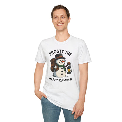Camper Snowman Unisex T-shirt