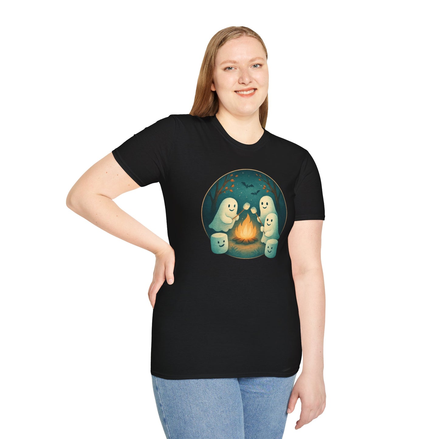Ghost Campfire Unisex Softstyle T-Shirt