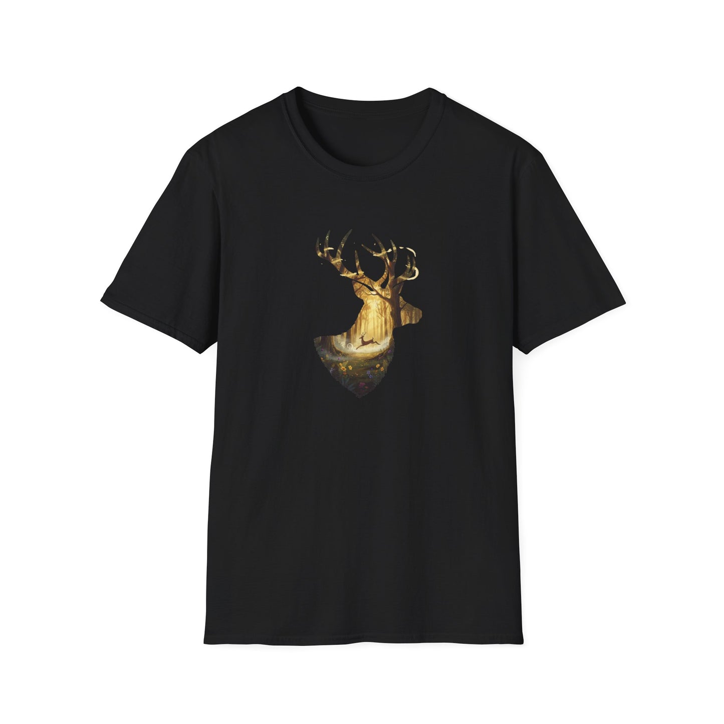 Majestic Stag Forest  Unisex T-Shirt