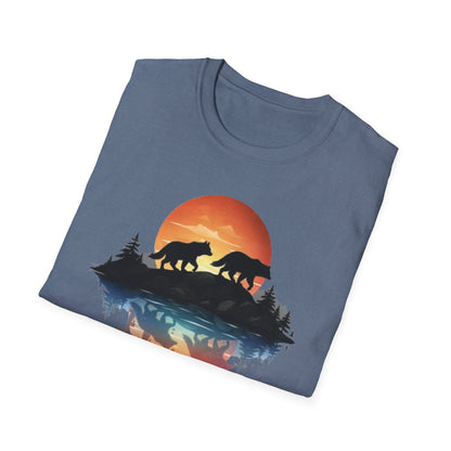 Wolf Pack Mountain Unisex T-Shirt