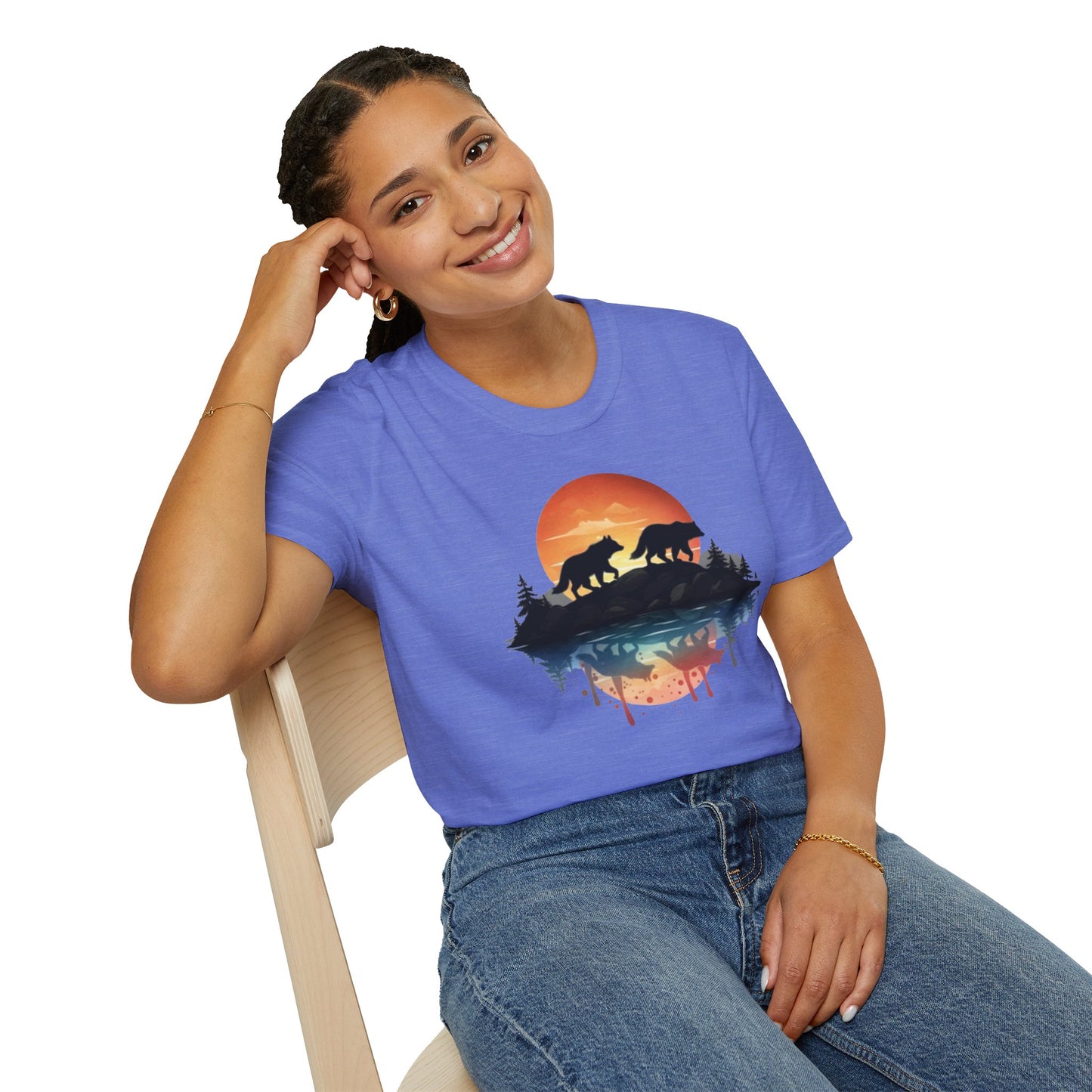 Wolf Pack Mountain Unisex T-Shirt