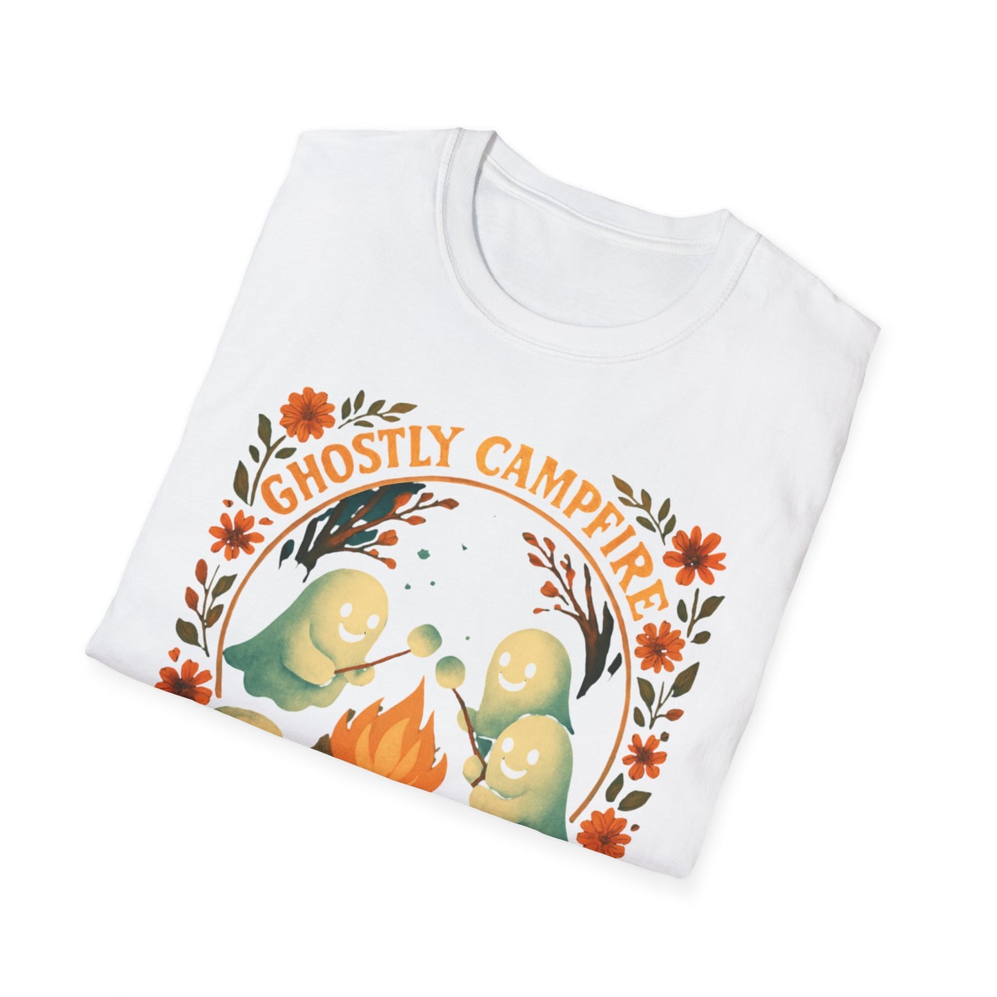 Ghostly Campfire Unisex T-shirt