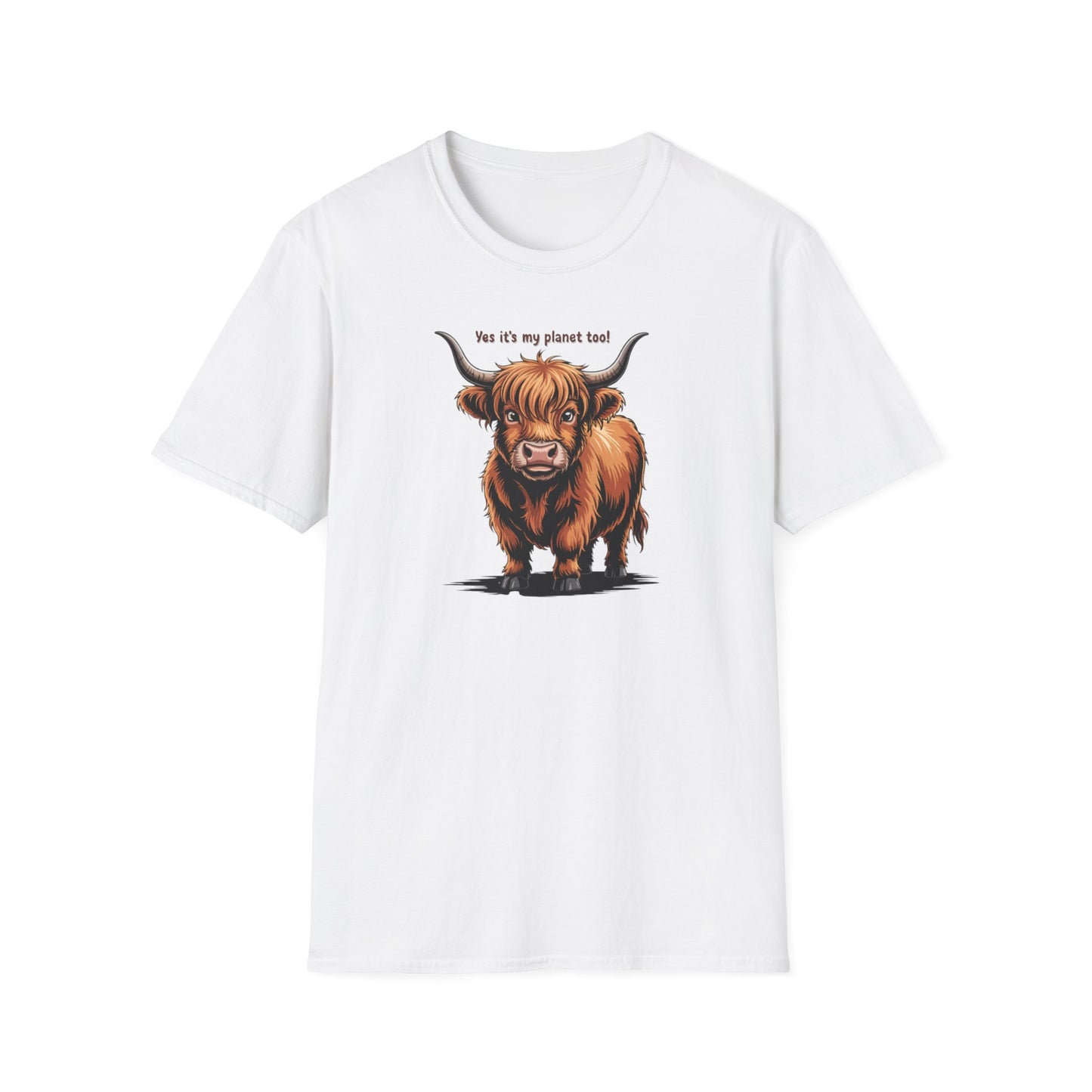 Nature Highland Cow  Unisex T-Shirt