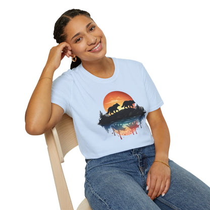 Wolf Pack Mountain Unisex T-Shirt