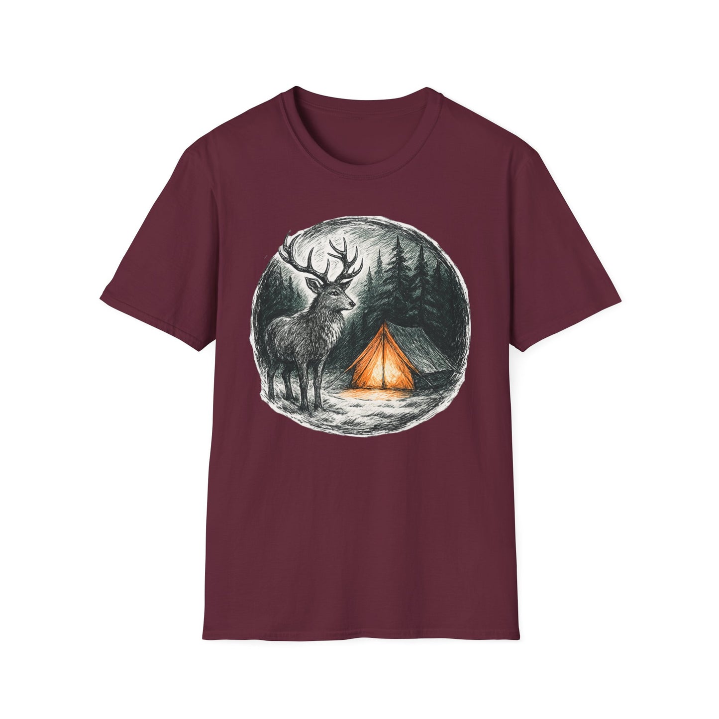 Winter Deer Unisex T-shirt