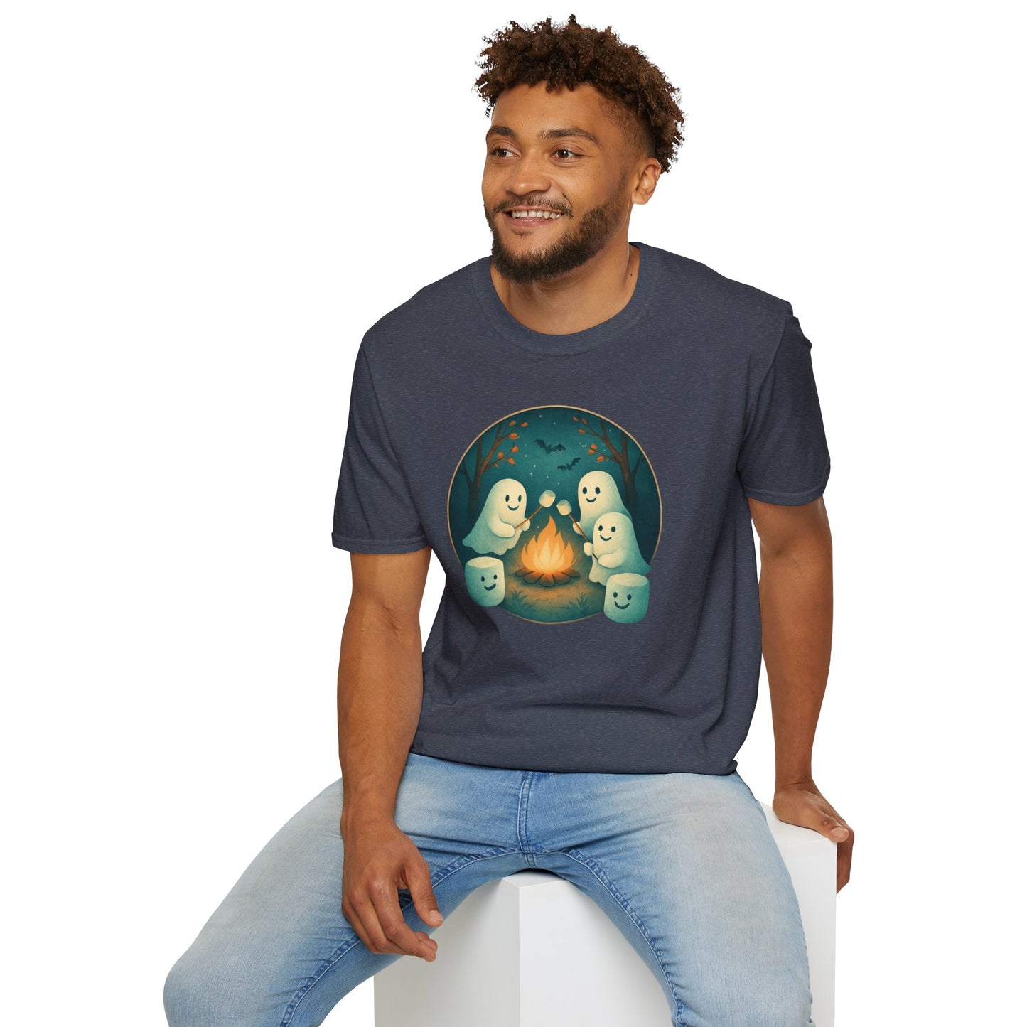 Ghost Campfire Unisex Softstyle T-Shirt