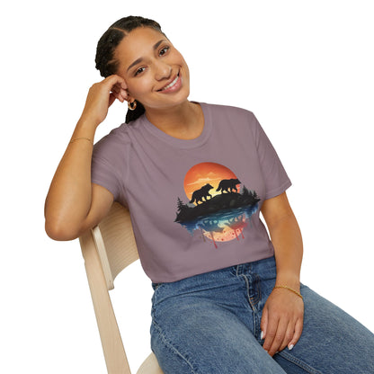 Wolf Pack Mountain Unisex T-Shirt