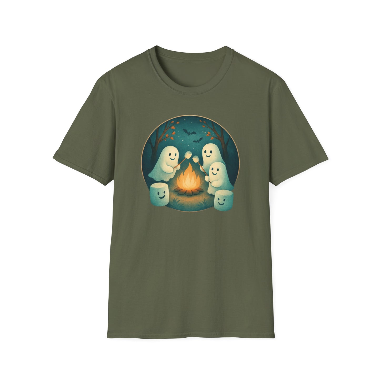 Ghost Campfire Unisex Softstyle T-Shirt