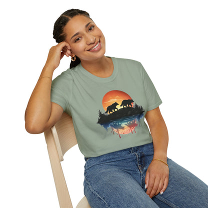 Wolf Pack Mountain Unisex T-Shirt