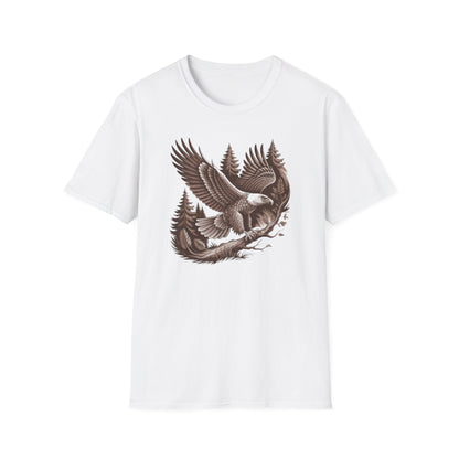 Majestic Eagle in Flight, Unisex T-Shirt