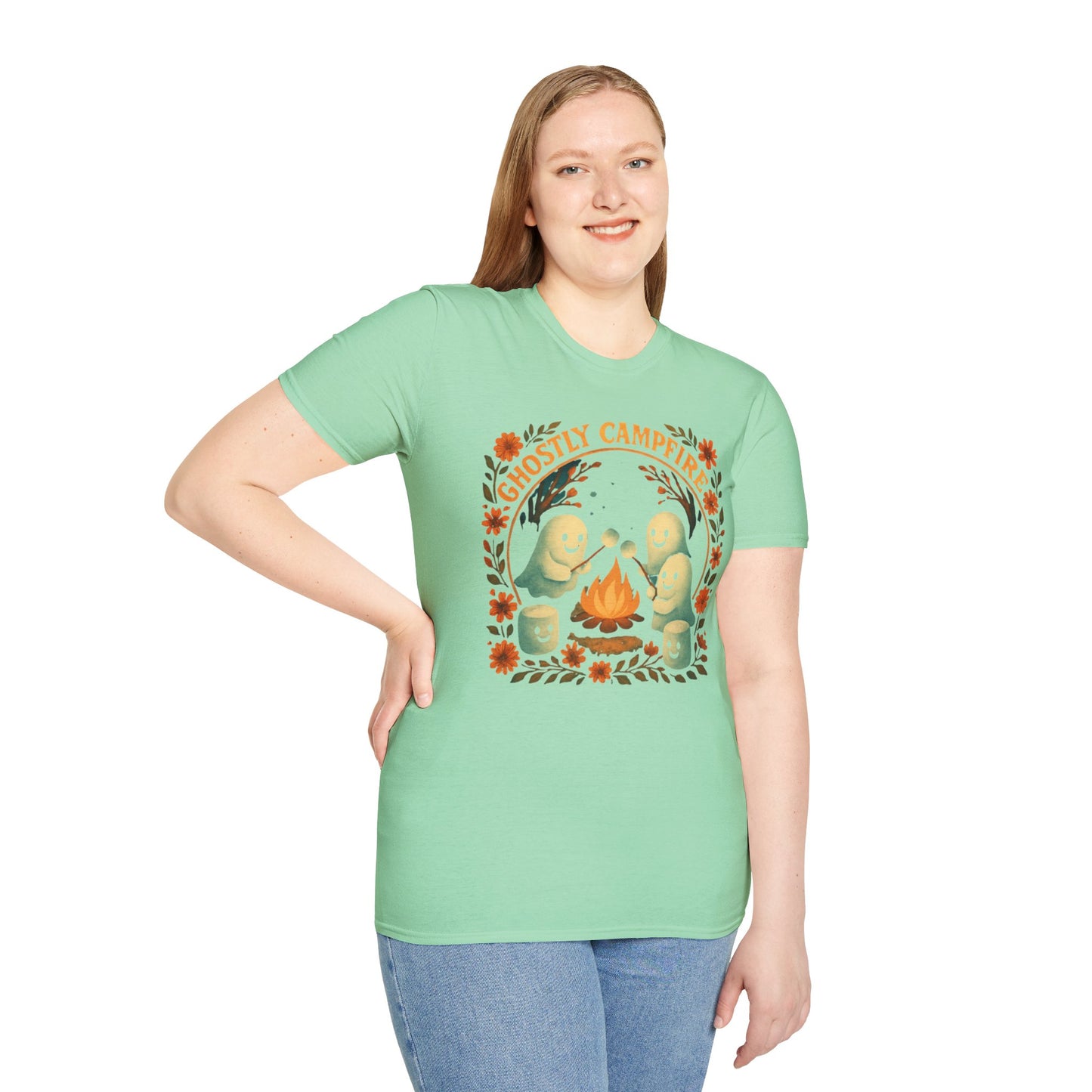 Ghostly Campfire Unisex T-shirt