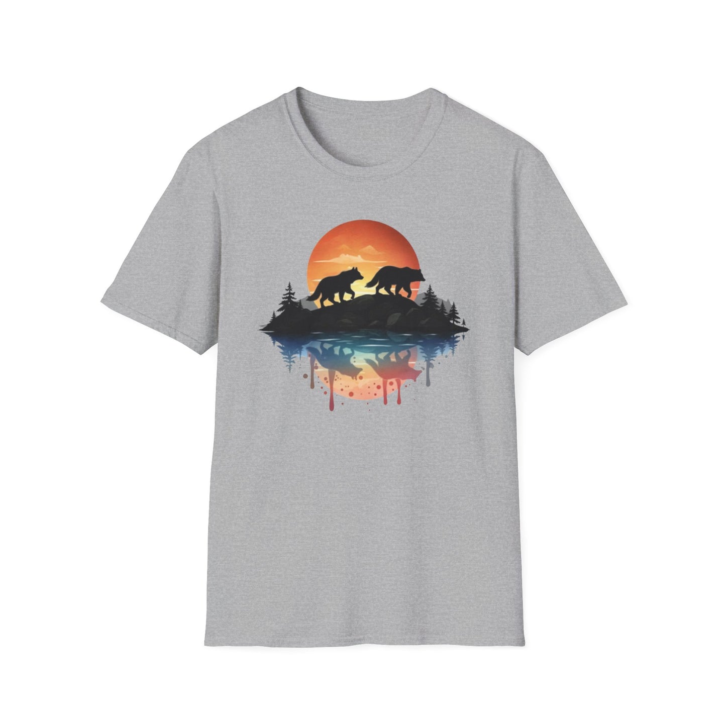 Wolf Pack Mountain Unisex T-Shirt