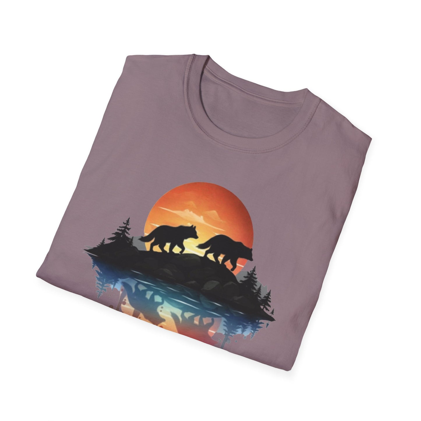 Wolf Pack Mountain Unisex T-Shirt