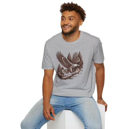 Majestic Eagle in Flight, Unisex T-Shirt